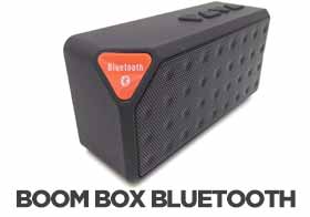 The boom box printed bluetooth speaker